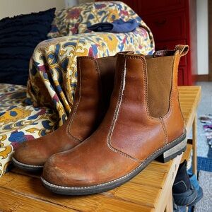 Kodiak Tan Waterproof Leather Ankle Boots